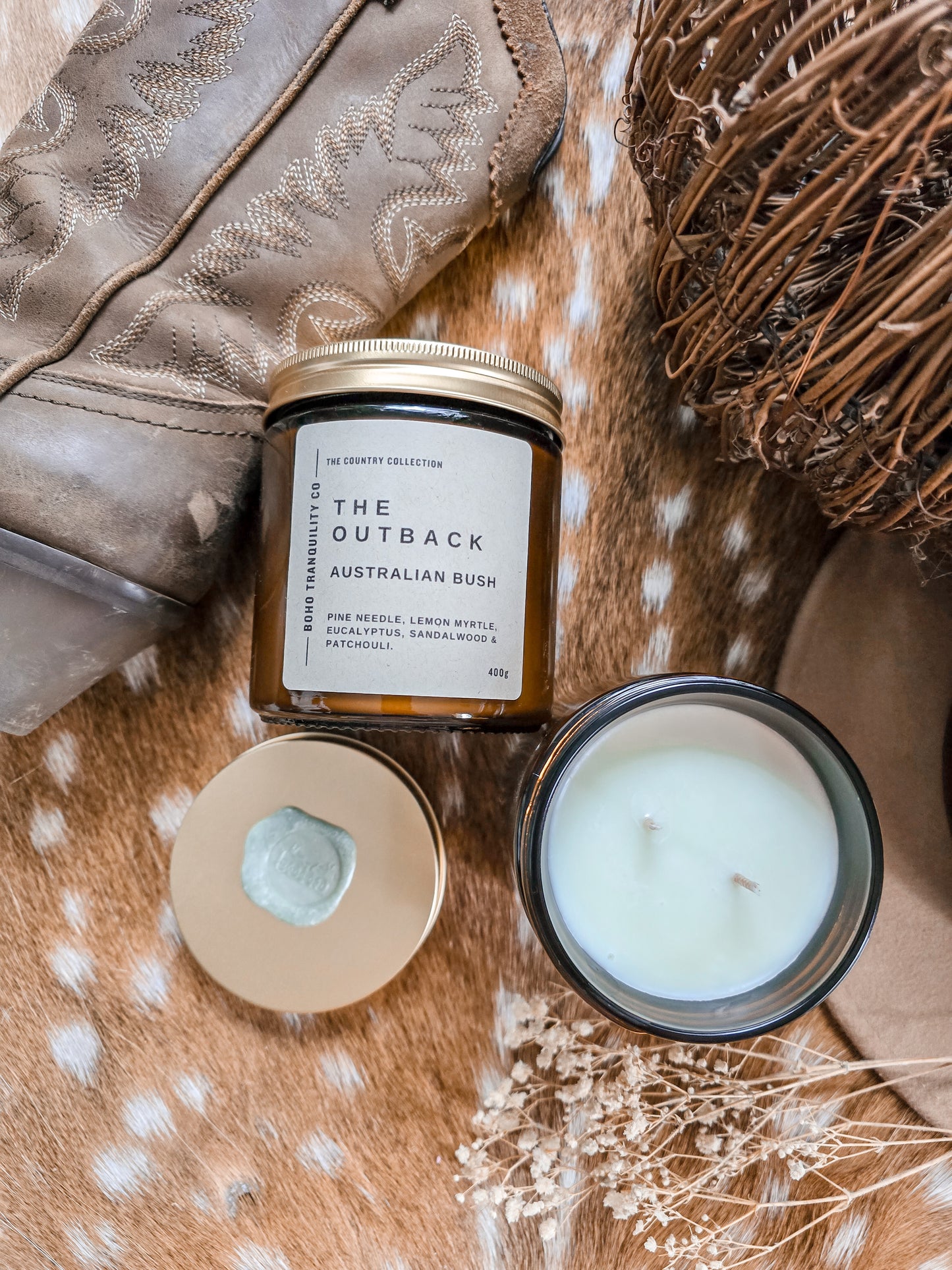 THE OUTBACK CANDLE - Australian Bush