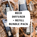 REED DIFFUSER 200mL + REFILL BOTTLE PACK