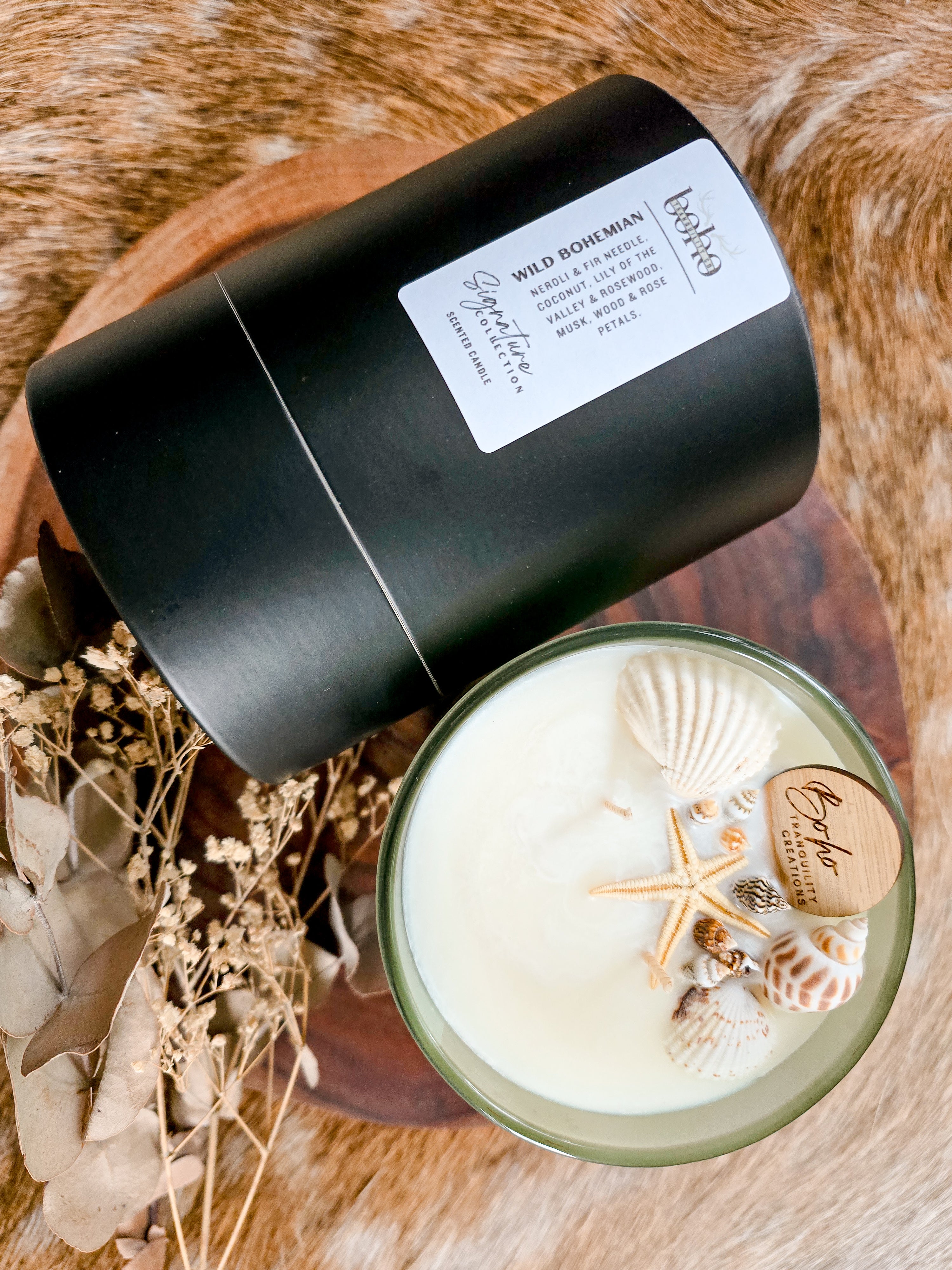 SIGNATURE COLLECTION WILD BOHEMIAN SCENTED CANDLE