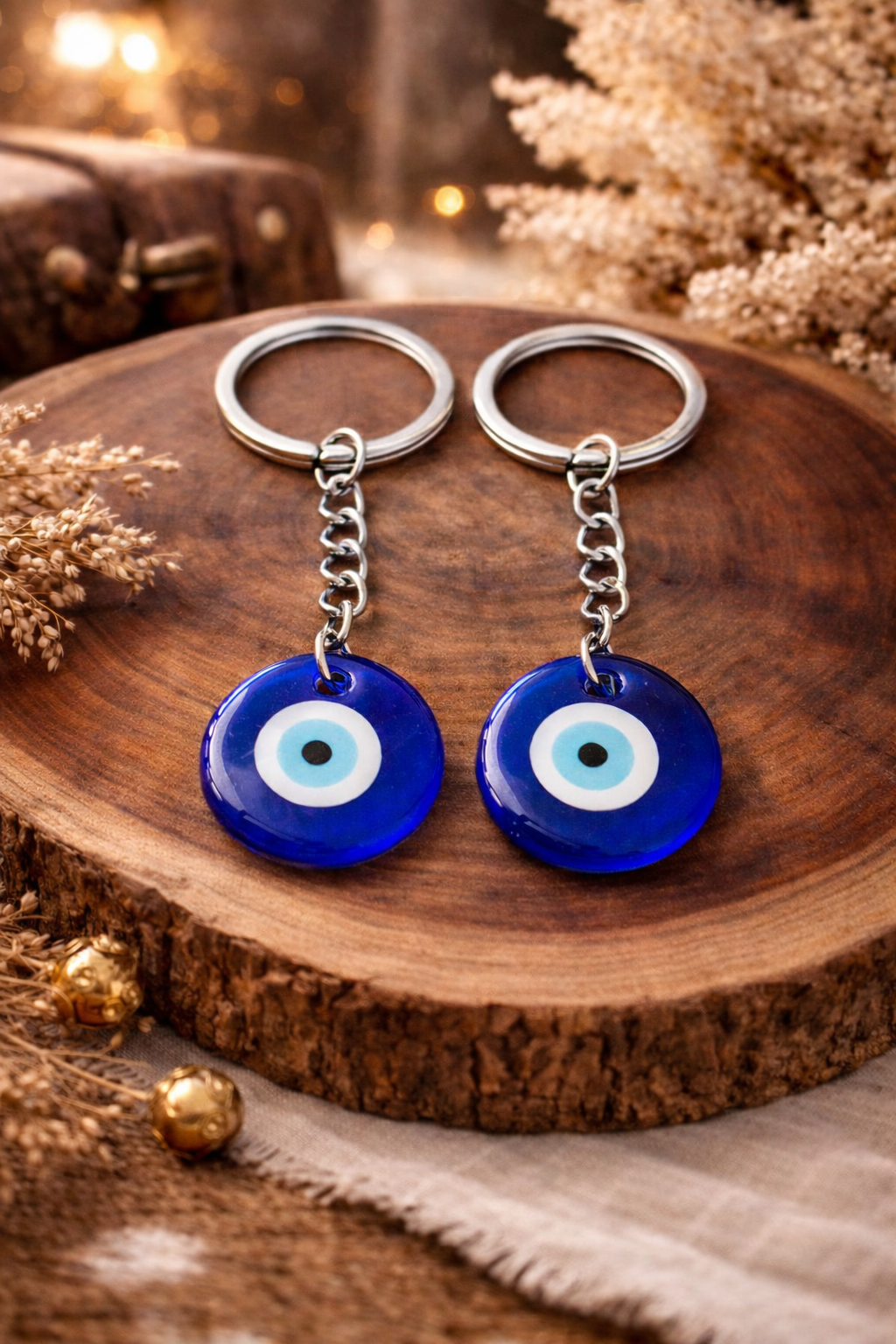 EVIL EYE AMULET KEYCHAIN
