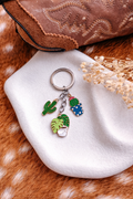 CACTUS & MONSTERA KEYCHAIN
