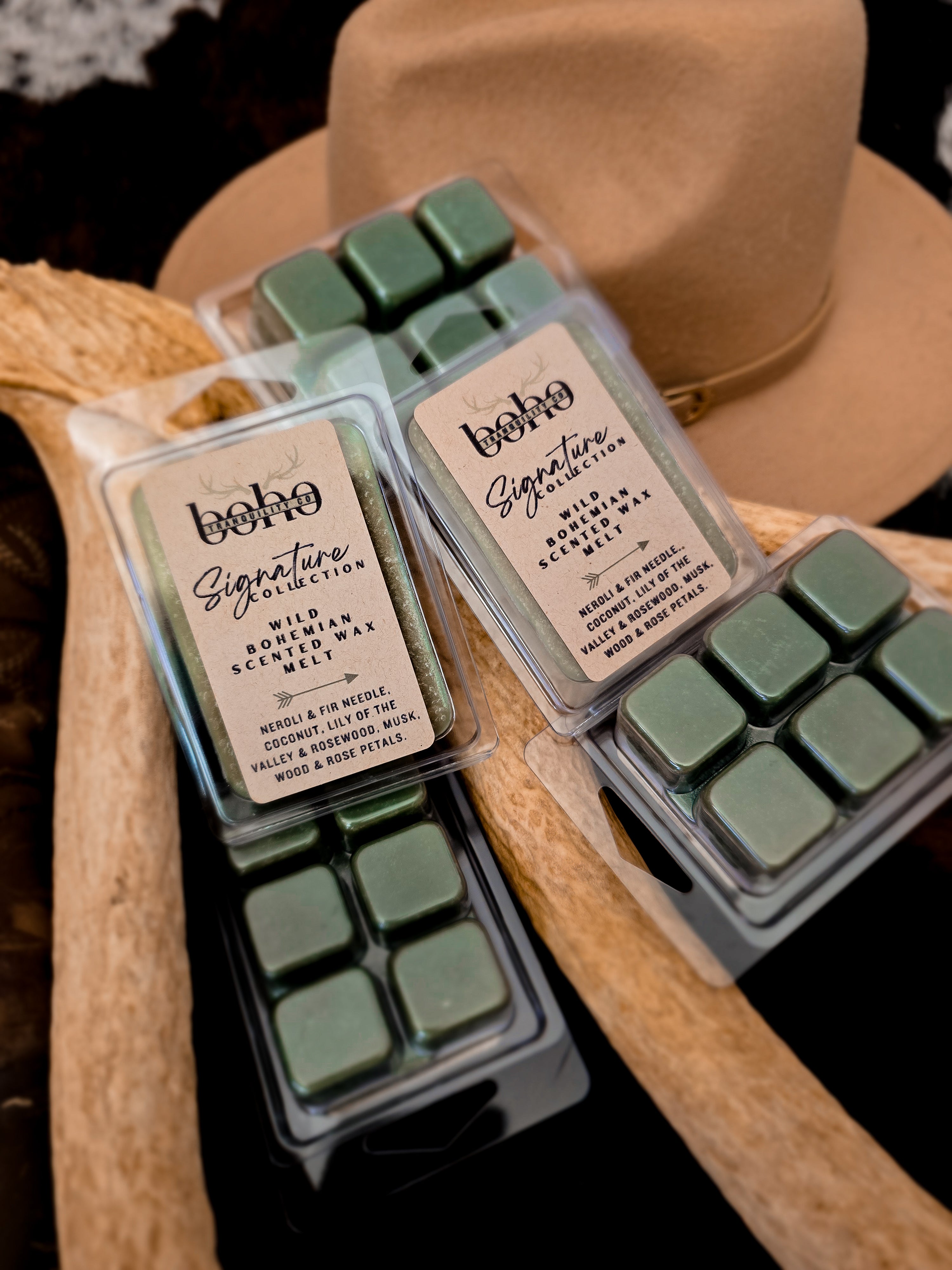 SIGNATURE COLLECTION - WILD BOHEMIAN WAX MELT CLAM