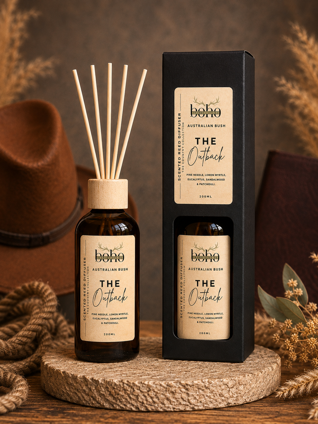 THE COUNTRY COLLECTION: THE OUTBACK - REED DIFFUSER 200mL