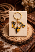 WESTERN KEYCHAIN - SUNFLOWER