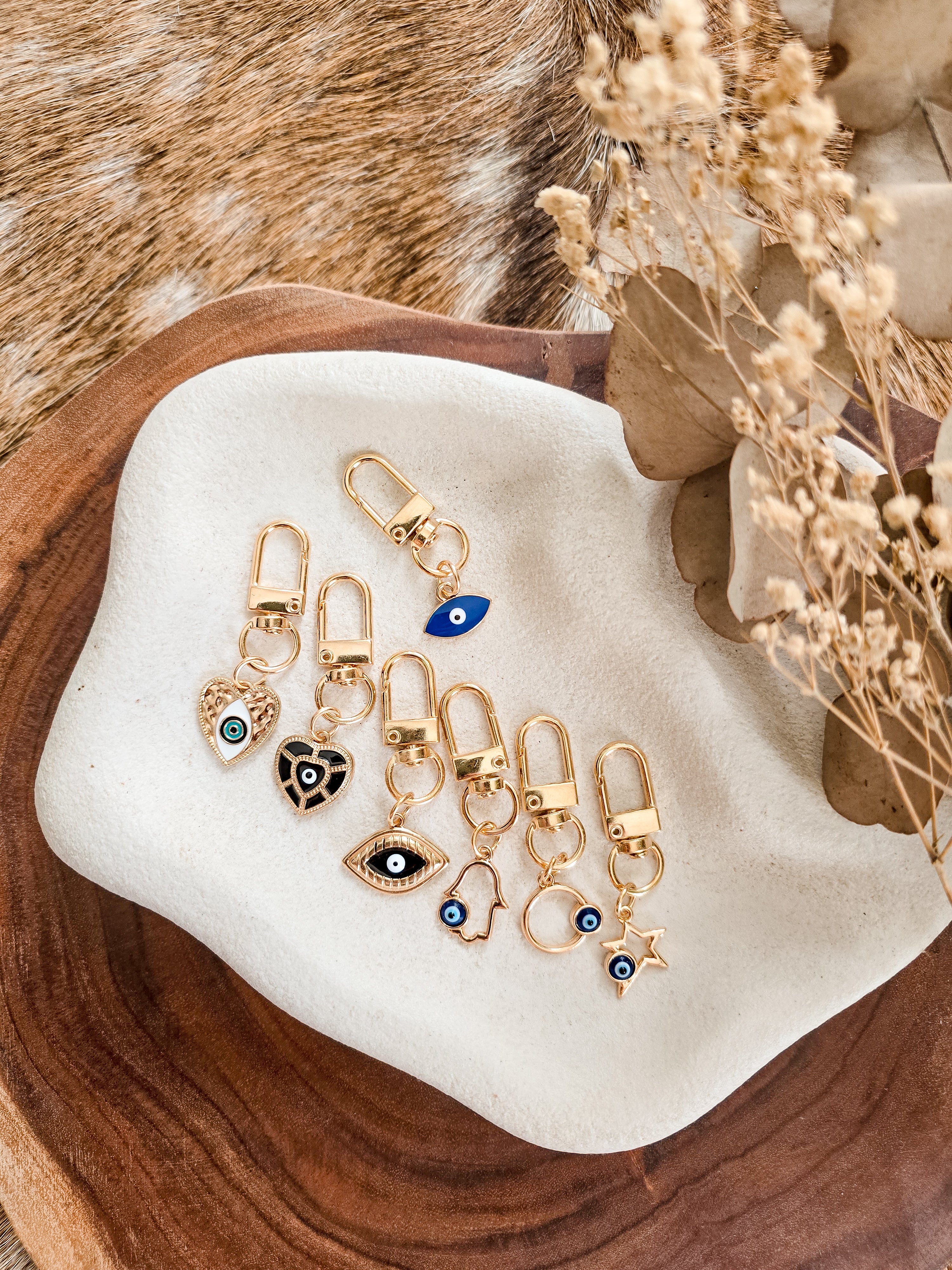 EVIL EYE KEYCHAINS
