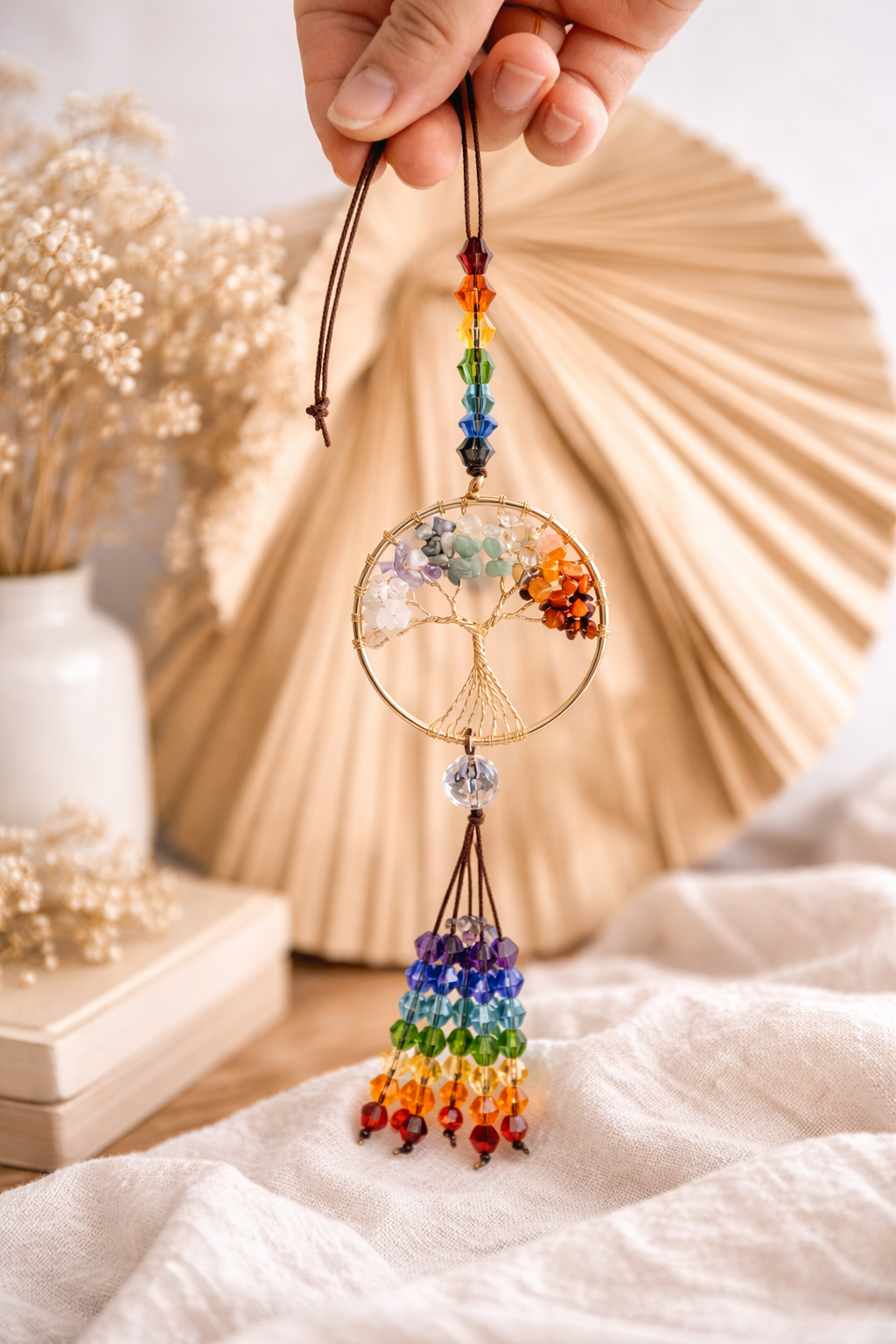 TREE OF LIFE CHAKRA SUNCATCHER