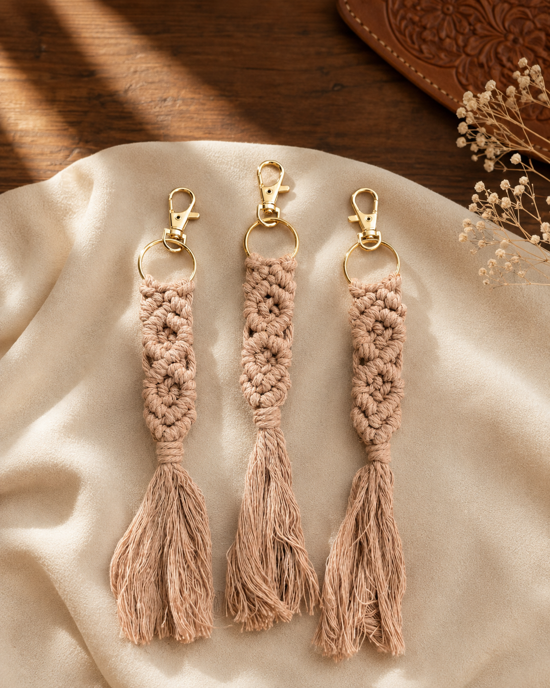 MACRAME KEYCHAIN - ATLAS