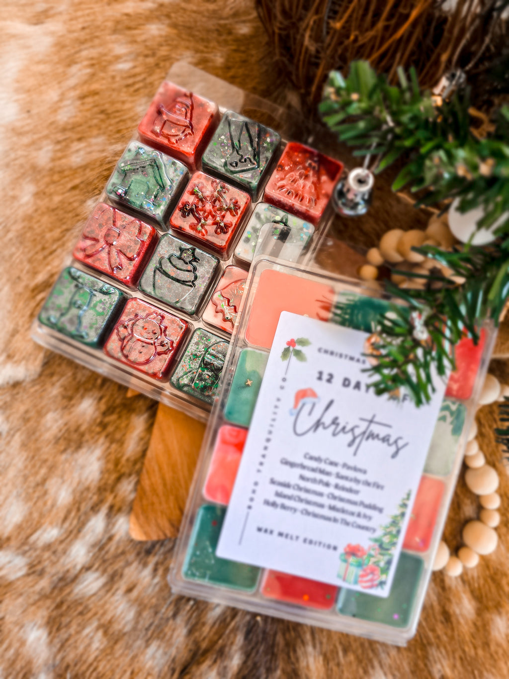 12 DAYS OF CHRISTMAS WAX MELT CLAM