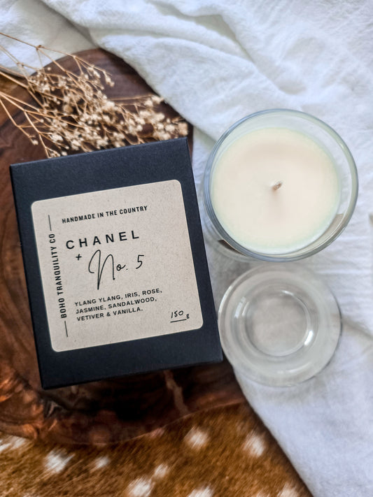 MEDIUM SCENTED CANDLE - CHANEL NO.5 (COCO CHANEL DUPE)