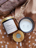 THE COUNTRY COLLECTION: THE COWBOY - XL AMBER GLASS CANDLE