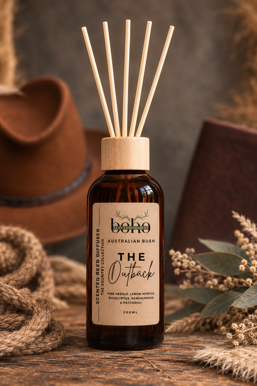 THE COUNTRY COLLECTION: THE OUTBACK - REED DIFFUSER 200mL