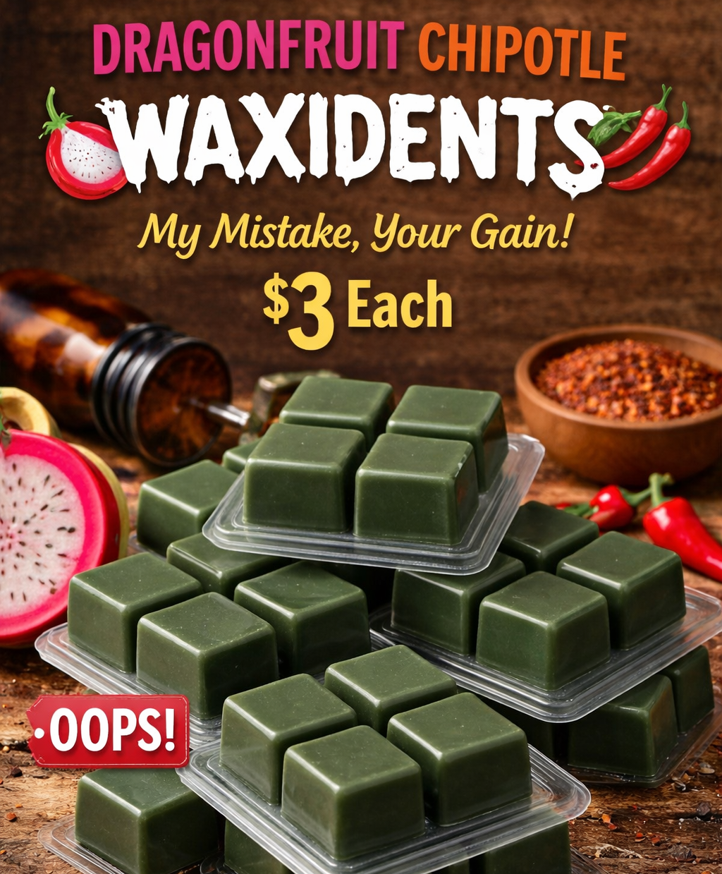 DRAGONFRUIT CHIPOTLE WAXIDENTS