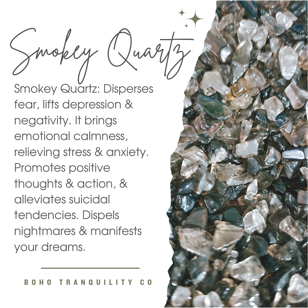 CRYSTAL INFUSED REED DIFFUSER 200mL - SMOKEY QUARTZ