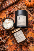 AUTUMN CANDLE 🍁 TEAK & NEROLI