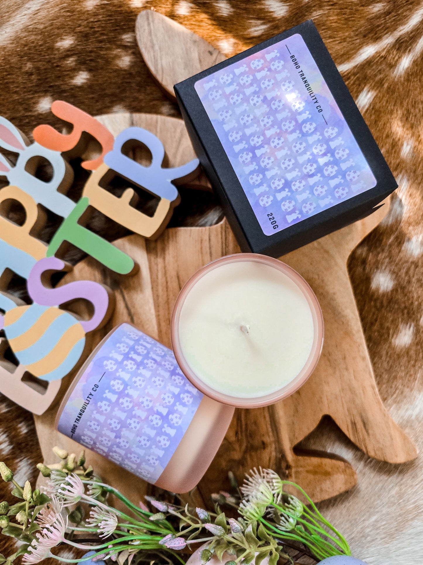 HOT CROSS BUNS EASTER CANDLE