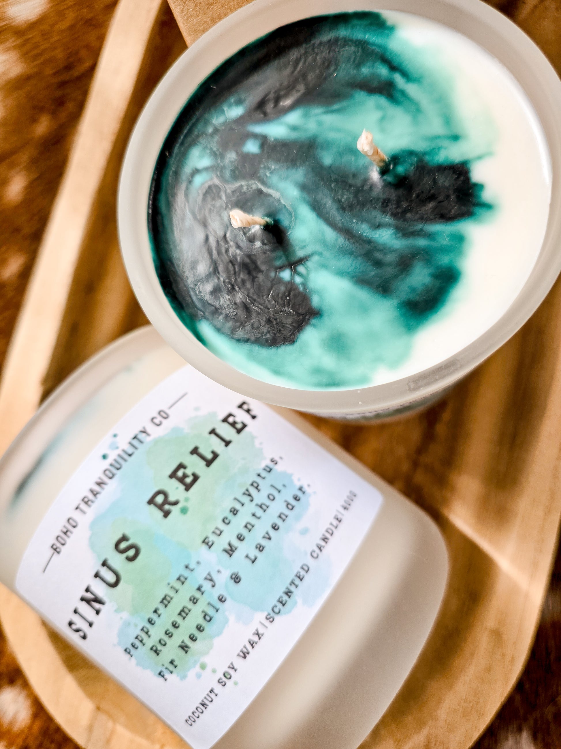 XL SINUS RELIEF SCENTED CANDLE