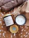 THE COUNTRY COLLECTION: THE FARMHOUSE - XL AMBER GLASS CANDLE