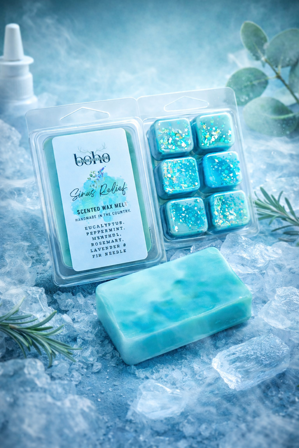 SINUS RELIEF WAX MELT CLAM