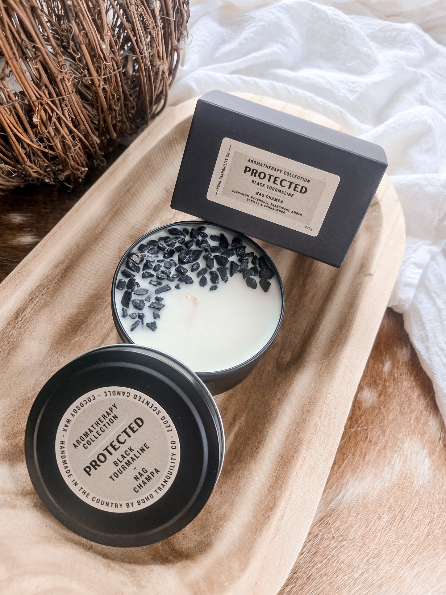 INTENTION CANDLE - PROTECTED