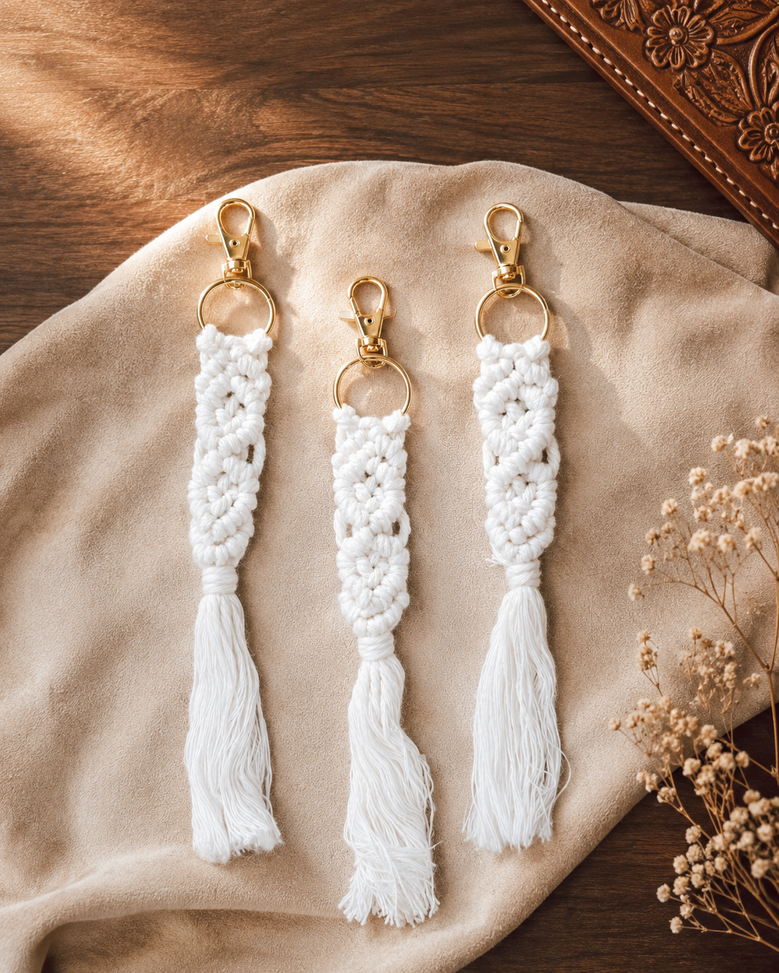 MACRAME KEYCHAIN - FAYE