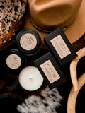 8oz MATTE BLACK CANDLE TIN
