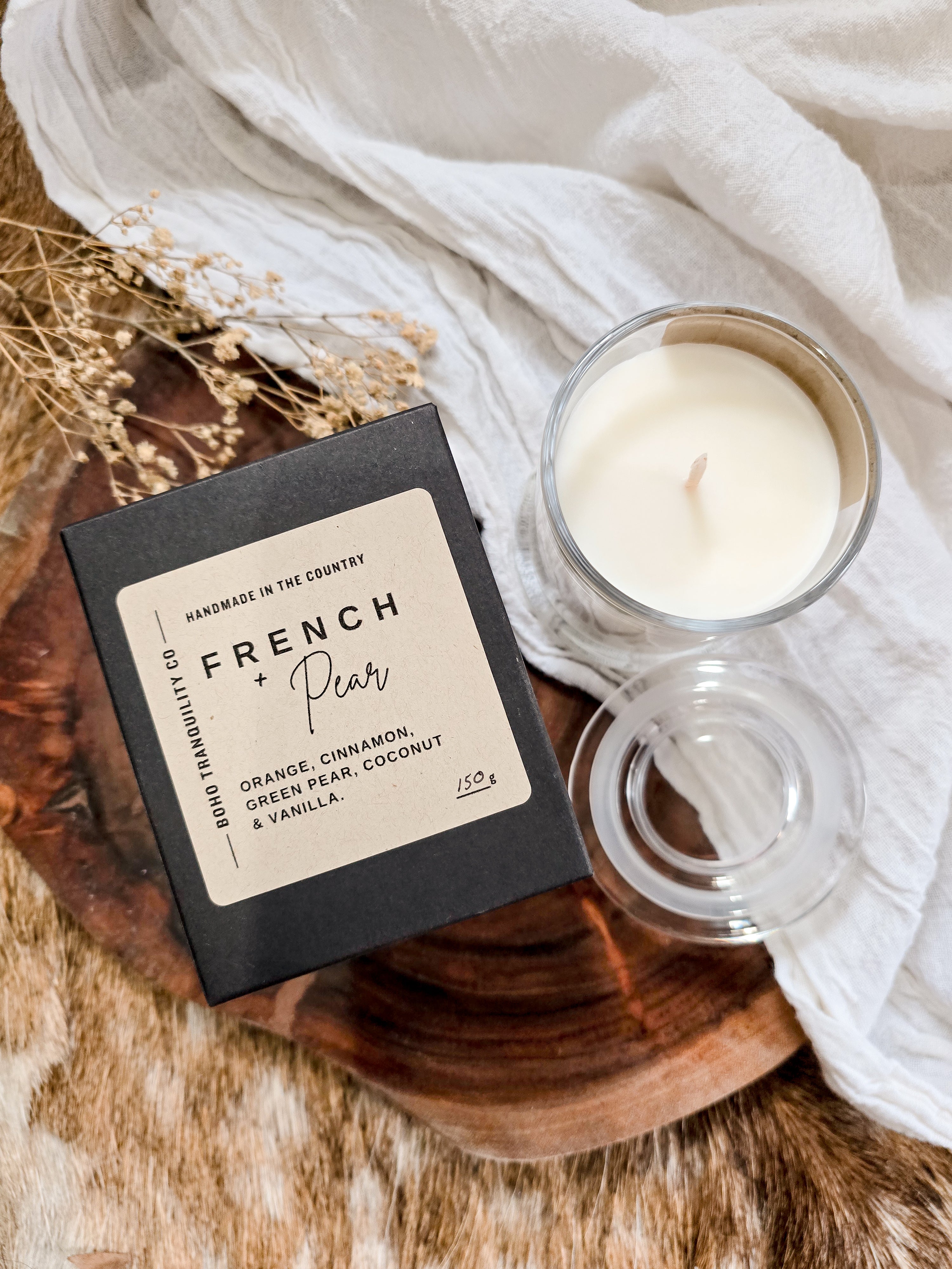 MEDIUM SCENTED CANDLE - FRENCH PEAR