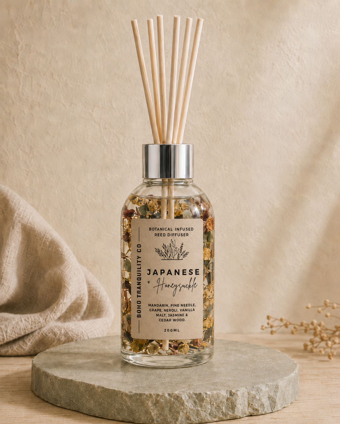BOTANICAL INFUSED REED DIFFUSER 200mL