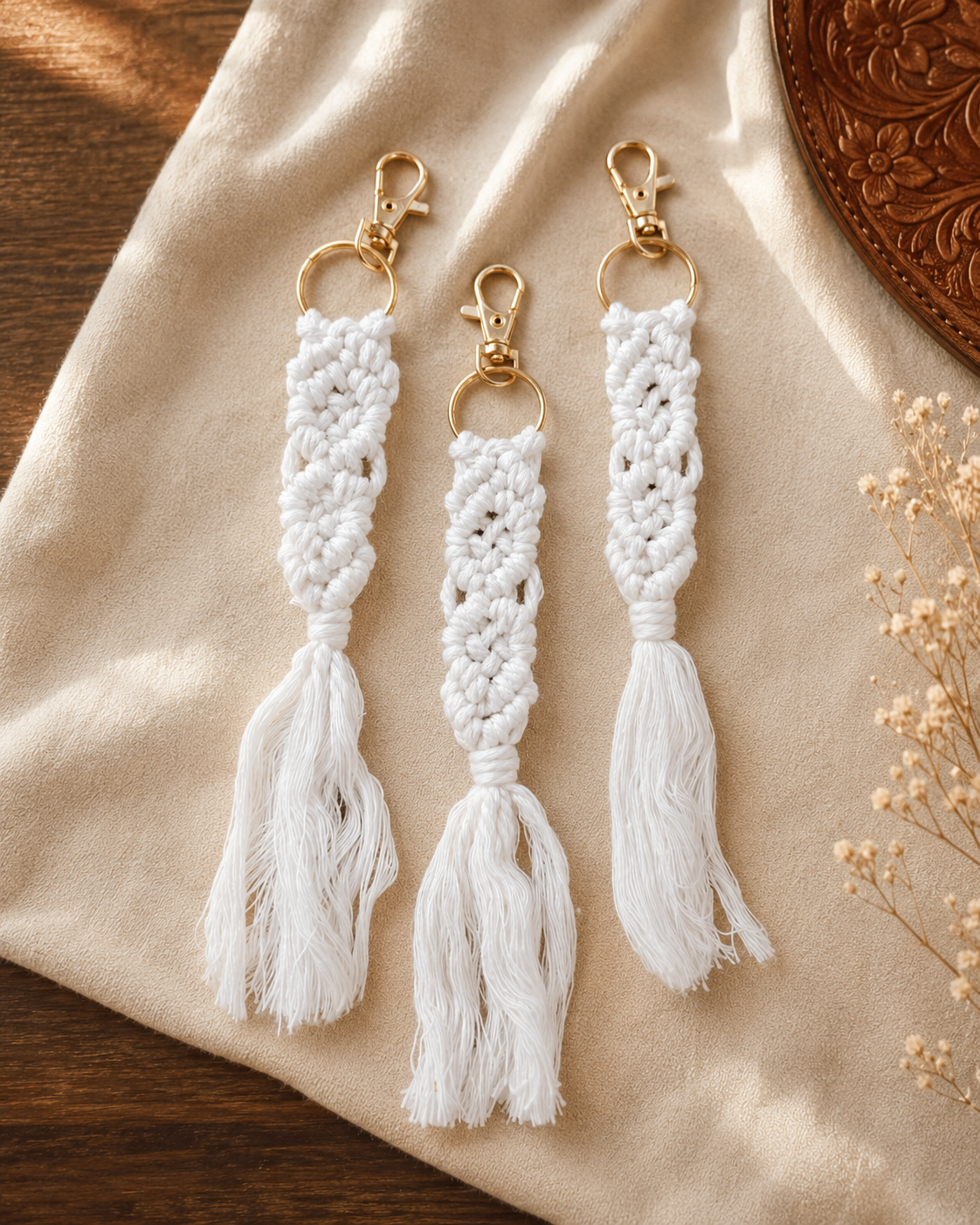 MACRAME KEYCHAIN - AURORA