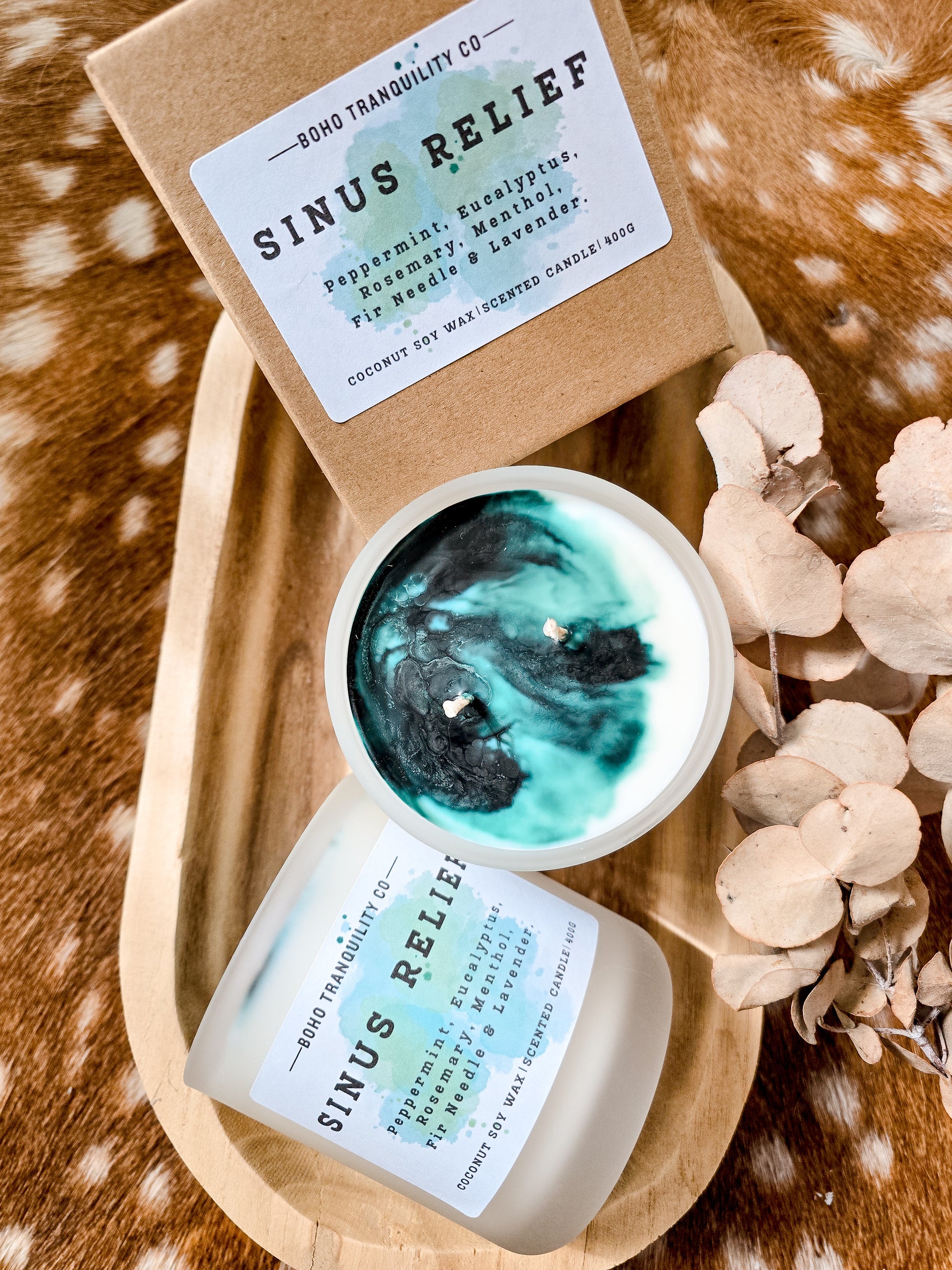 XL SINUS RELIEF SCENTED CANDLE