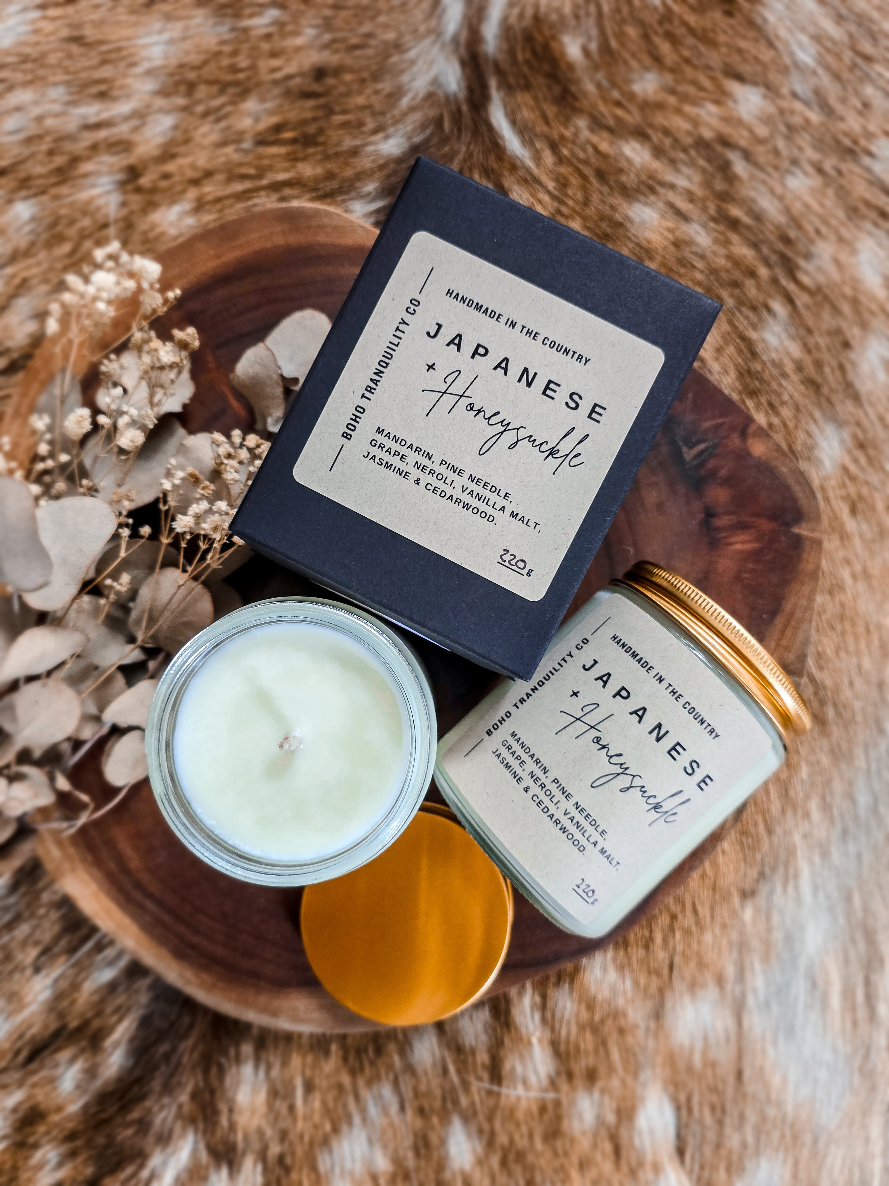 COUNTRY LUXE CANDLE - CLEAR