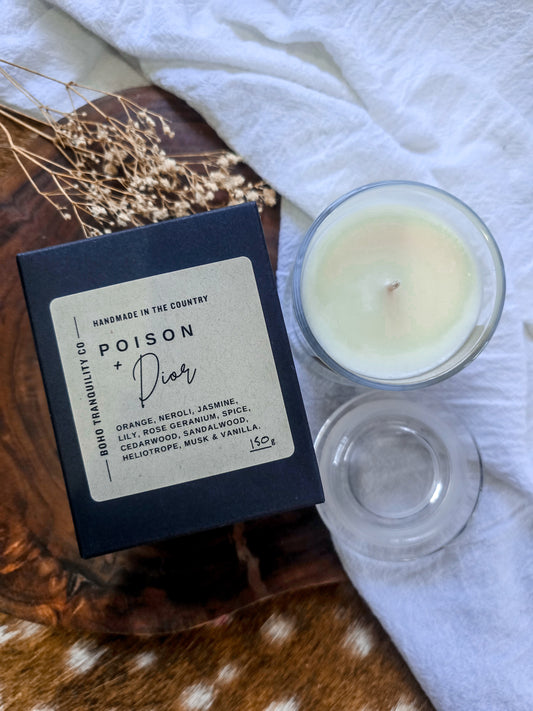 MEDIUM SCENTED CANDLE - POISON (DIOR DUPE)