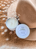 THE COUNTRY COLLECTION: THE COWBOY - MINI 4oz CANDLE TIN