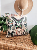 BUTTERFLY PRINT CUSHION COVER