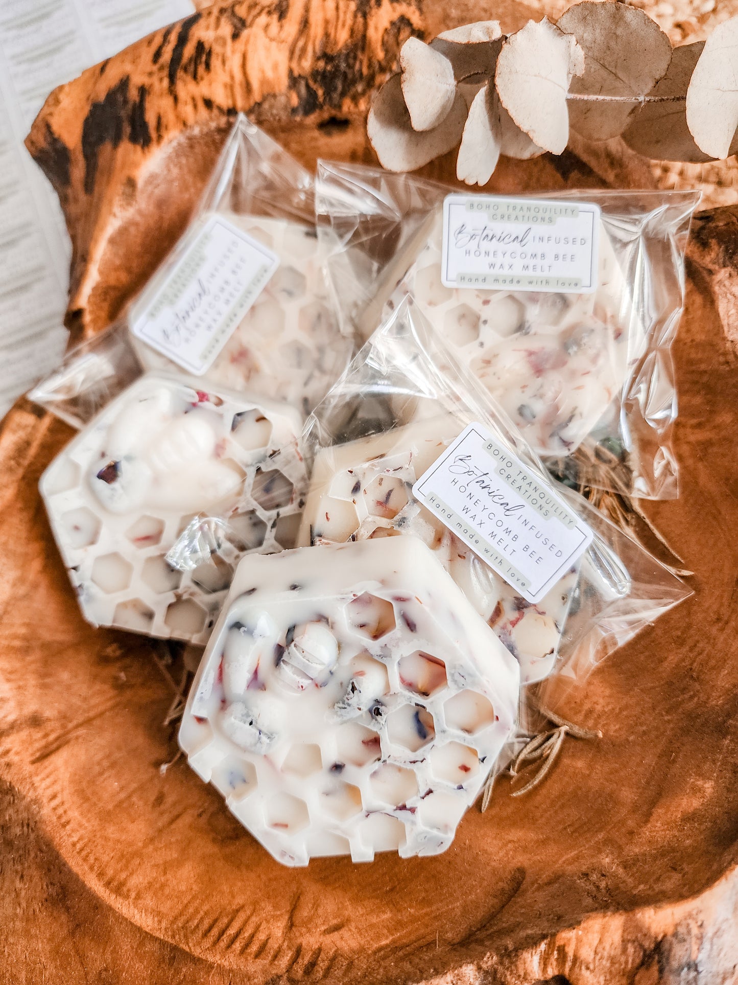 BOTANICAL INFUSED HONEYCOMB BEE WAX MELT
