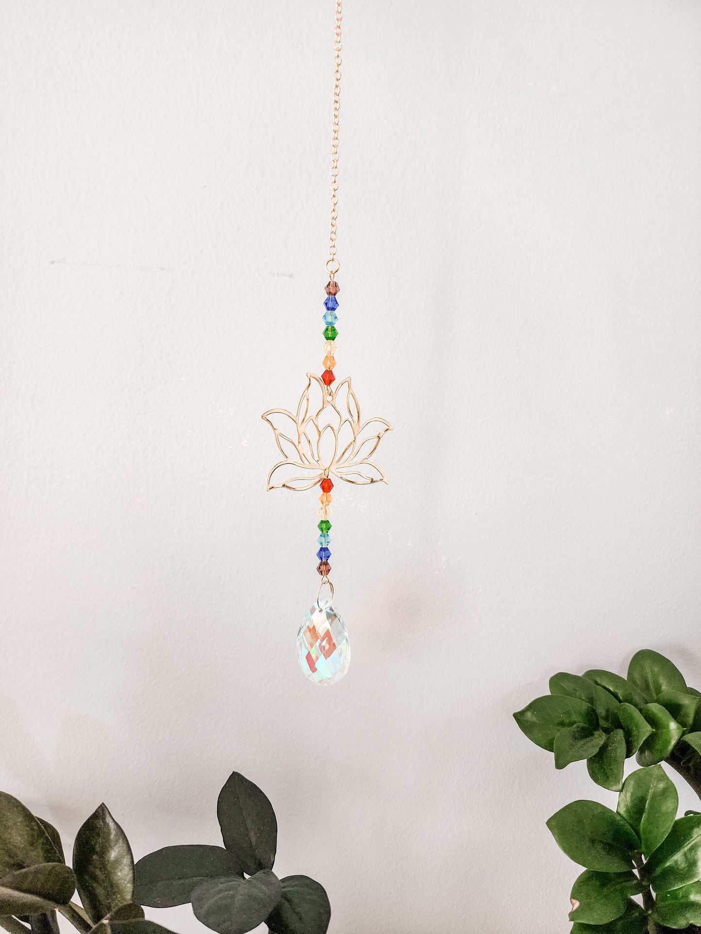CHAKRAS LOTUS FLOWER SUNCATCHER